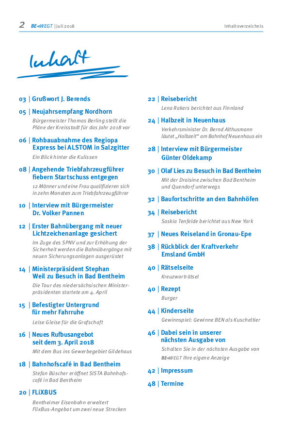 Bewegt 1 2018 Inhalt